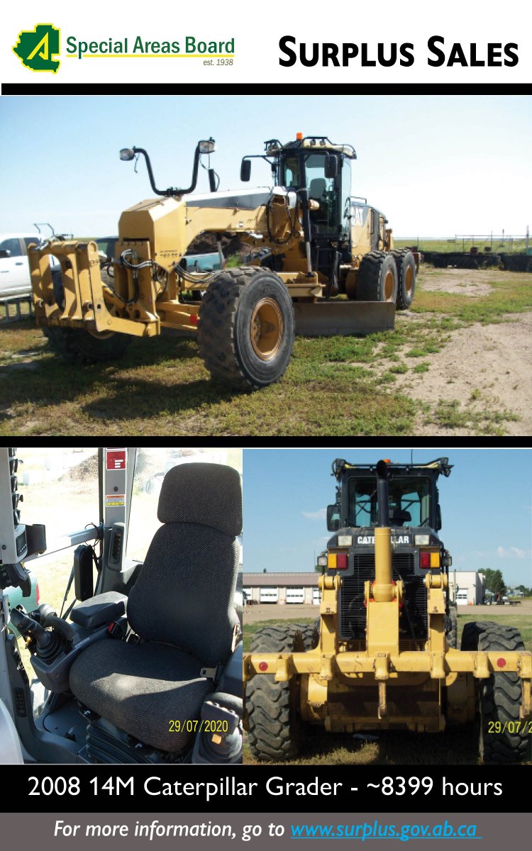 SpecialAreas's tweet image. Special Areas has items available for purchase at ow.ly/gSGp50BnxHP beginning September 14. 

Viewing available by appointment only Sept. 17 &amp;amp; 25 by contacting Youngstown Service Center at (403) 779-3733.

For more information, go to ow.ly/cuxW50BnxHR