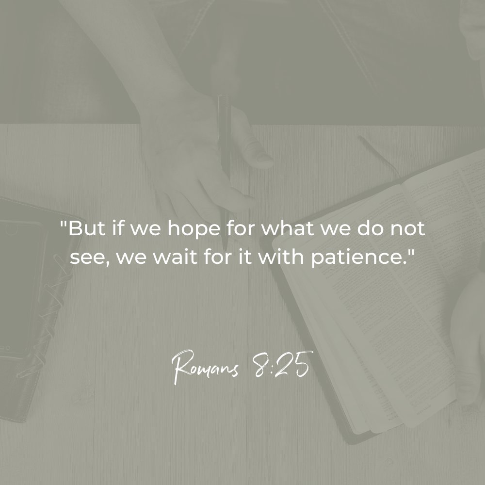 Acts29SE's tweet photo. "But if we hope for what we do not see, we wait for it with patience."

Romans 8:25 https://t.co/vmio2KuFtp