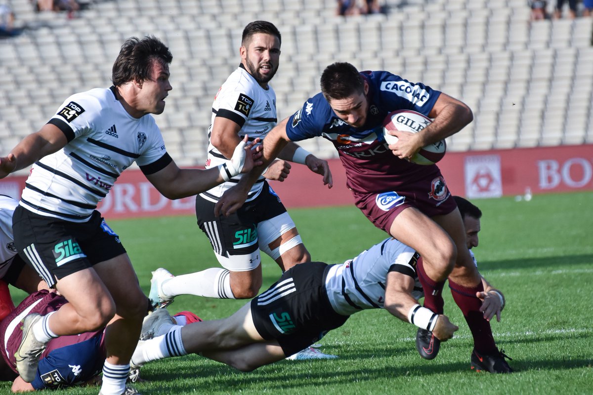 ici_gironde's tweet photo. Pas encore prête, l' @ubbrugby a dû s'employer pour venir à bout (25-20) de Brivistes accrocheurs. Mais elle assure l'essentiel et lance sa saison par une victoire #FBsport #UBBCAB 
➡ https://t.co/hBzGwvz6fh https://t.co/8RqL7d10lm
