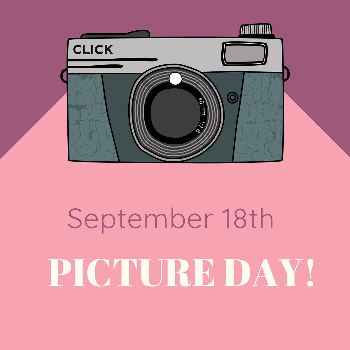 hey cavs!! this friday september 18th, lifetouch photography is coming for picture day so be sure to dress to impress!!