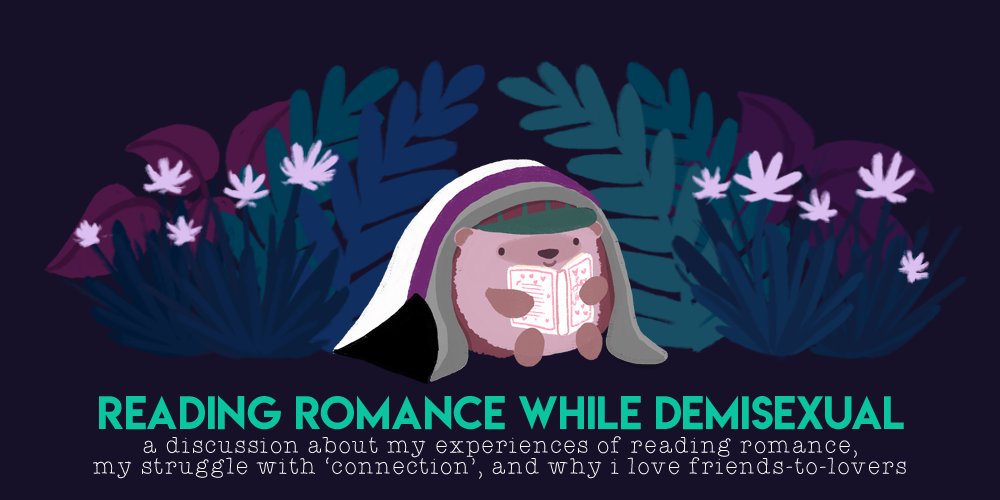 artfromafriend's tweet photo. Reading romance while demisexual can sometimes be fulfilling but sometimes... alienating. ๐ค๐๐ค
I share my demi experiences, discuss the difference between 'understanding' and 'connecting' with romances, and talk about why I love friends-to-lovers: https://t.co/H7dlURdIIJ https://t.co/G6uTTnxtr7