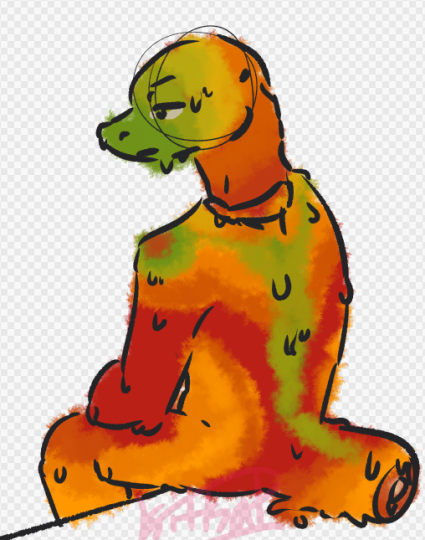 kitkattwinkie's tweet photo. redesigned my old boy, Cheo. aka Jalapeno as another name. He's goopy now and i still love him. second image i did color his tie in i just dont feel like rescreenshotting.
#anthrolizard #degitalart #redesign #doodles https://t.co/9ifRSLamVj