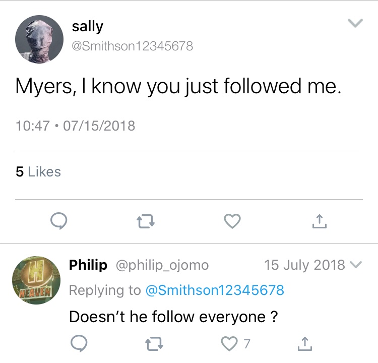 myers, everpresent lurker