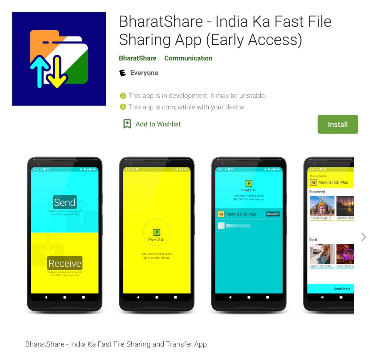 bharatshare_app's tweet photo. #kokilaben ka jadoo chal gaya...  #BharatShare officially had over 10K  downloads... Have you downloaded it yet?? 

#AatmaNirbharBharat #StartupIndia #tech #filesharing #indianapp #abIndiaKaregaShare

@rsprasad @StartupDigest @TechCrunch @TechCircleIndia https://t.co/W2M7LVB8nP
