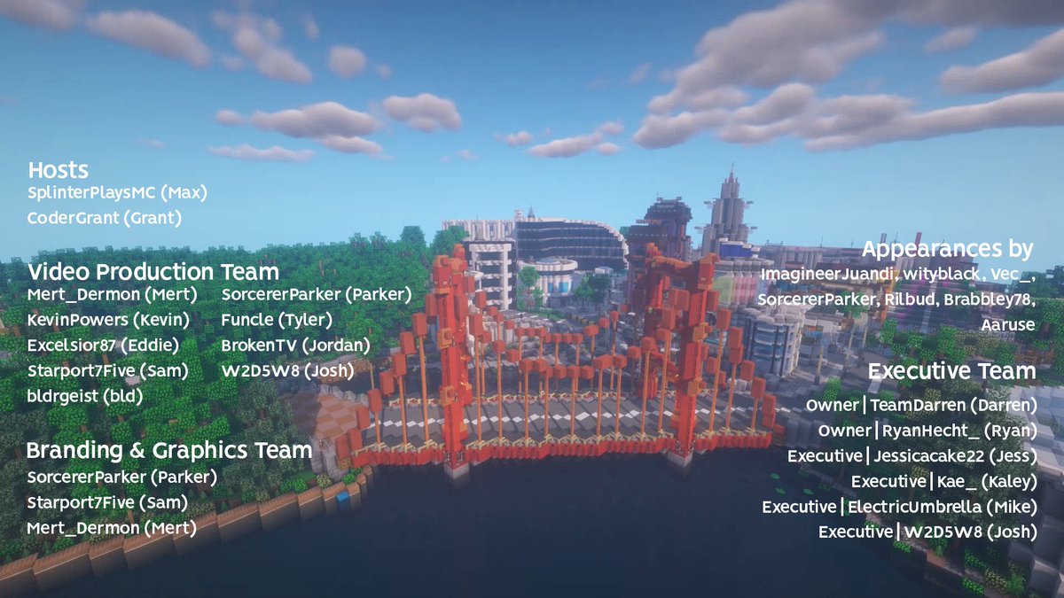 MinecraftParks's tweet image. Thank you all for joining us for our keynote address! We’re very excited about the future of the server! Now, join Ryan and Darren on Discord for a live Questions and Answers segment! #KeynotePresentation
