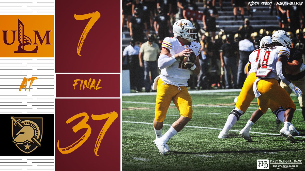 ULM_FB's tweet photo. #ULMvsArmy https://t.co/wS57gKi7AK