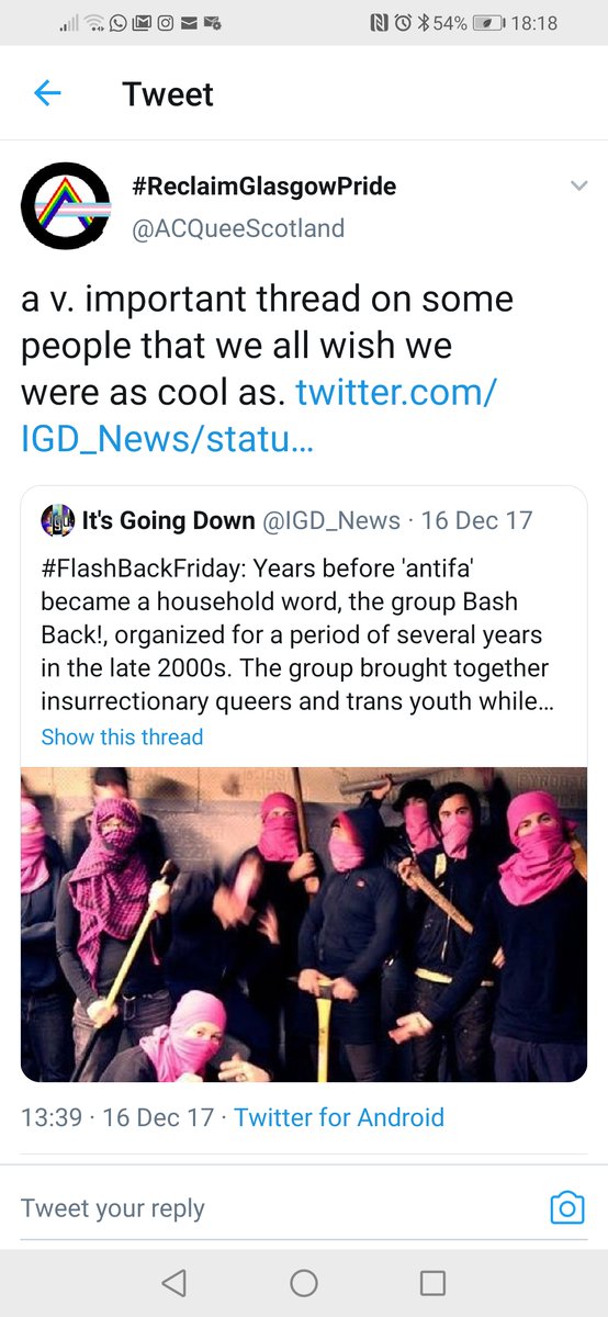 She also asked why Mr Harvie’s colleague, Ross Greer, appeared to support them, despite their extremist tactics. As the group appear to be opposed to police, the need for passports, & in favour of violence & physical confrontation with people they oppose, it was a fair question.