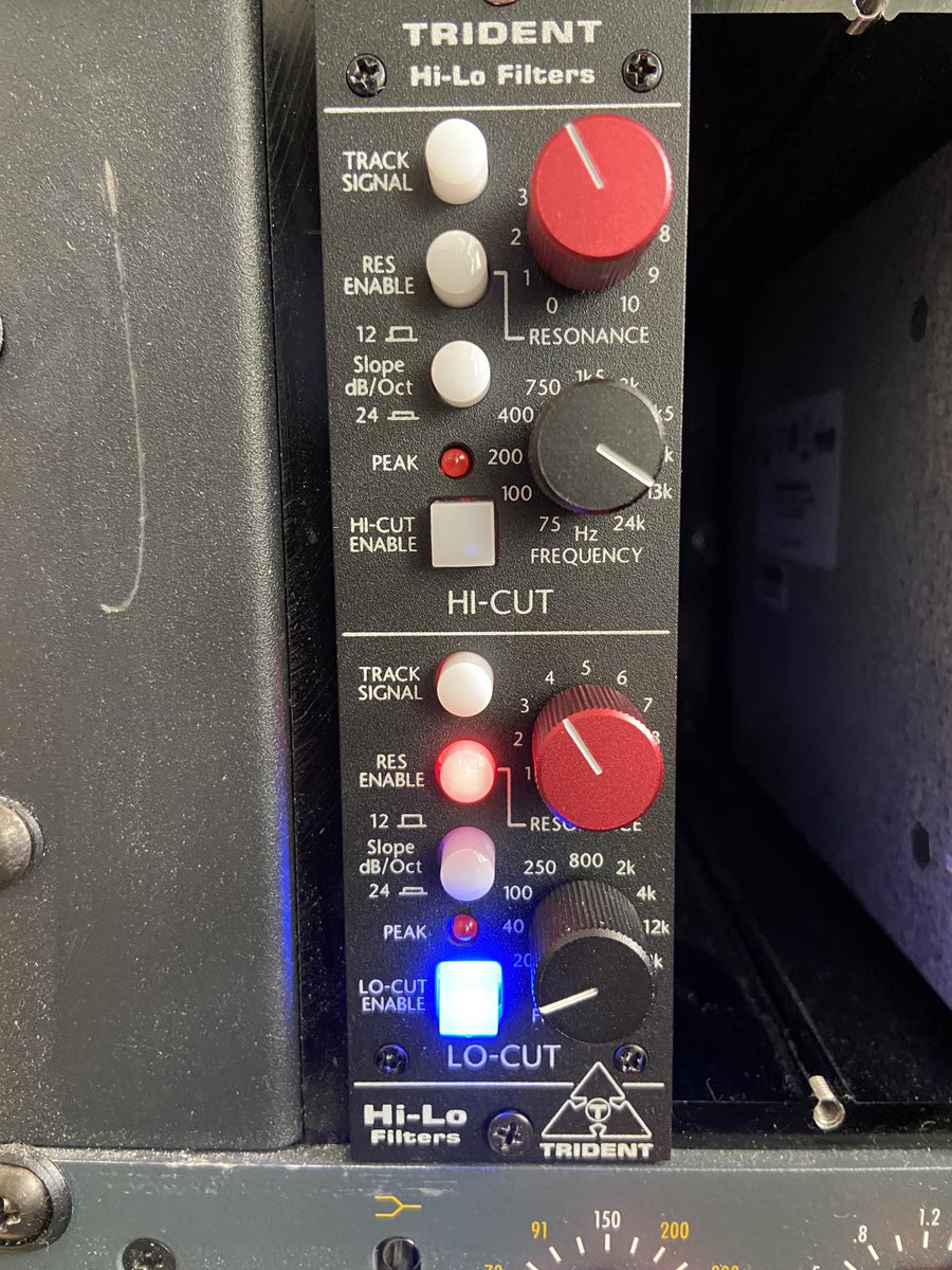 New Trident HiLo - Amazing new Filter- works especially great with vintage EQs like Puktec and API. ⁦<a href="/Trident_Audio/">Trident Audio Developments</a>⁩