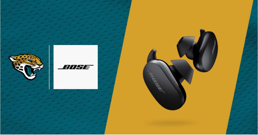 Jaguars's tweet image. Football is back! 

RT for a chance to win the new @Bose QuietComfort Earbuds #Kickoff2020 #BoseEarbuds 

Rules: bit.ly/3lS3CDu