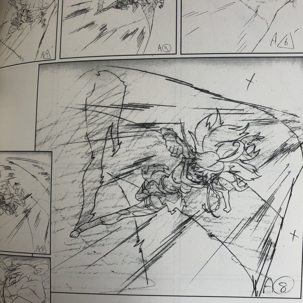 Hiroyuki Imaishi’s Doujinshi #6. With a breakdown of his legendary Gunbuster2 Nono run/kick animation (rare)