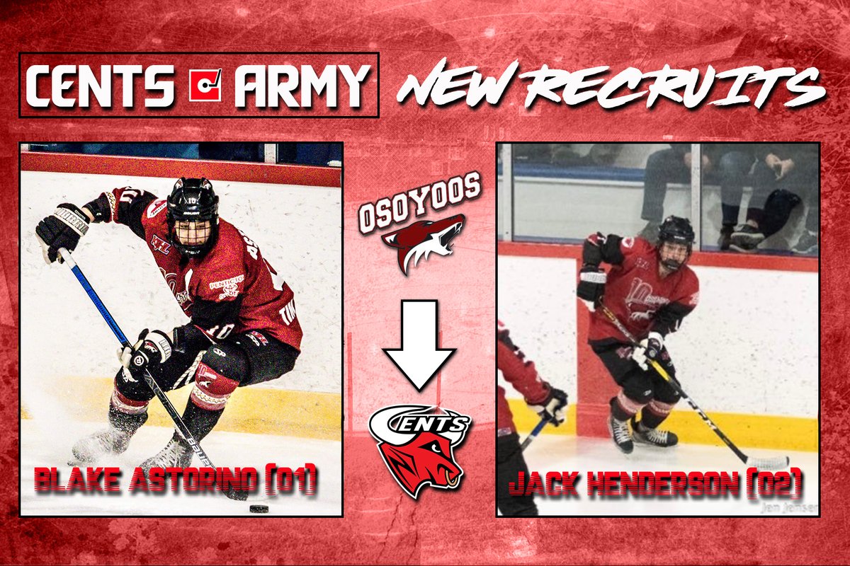 KICentennials's tweet photo. #COMMITTED: 
The Merritt Centennials have added a pair of forwards from the @KIJHLCoyotes in advance of the upcoming season. 
Welcome Blake Astorino (01) and Jack Henderson (02) to the team! 
Details:
https://t.co/XsUrUuwTVU
#BCHL | 📸 Jenn Jansen https://t.co/I1b65hlD0j