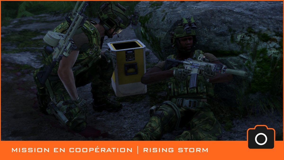A3_VirtualForce's tweet photo. Vendredi 11.09.2020 | «Rising Storm» | Touché au moment où il survolait une région contestée de #Tanoa, un appareil non-identifié s'est écrasé en pleine jungle. Notre unité était alors mobilisée pour se rendre sur place...
@Arma3official #Mission #Coopération #Virtual_Force https://t.co/eiNn8WiYic