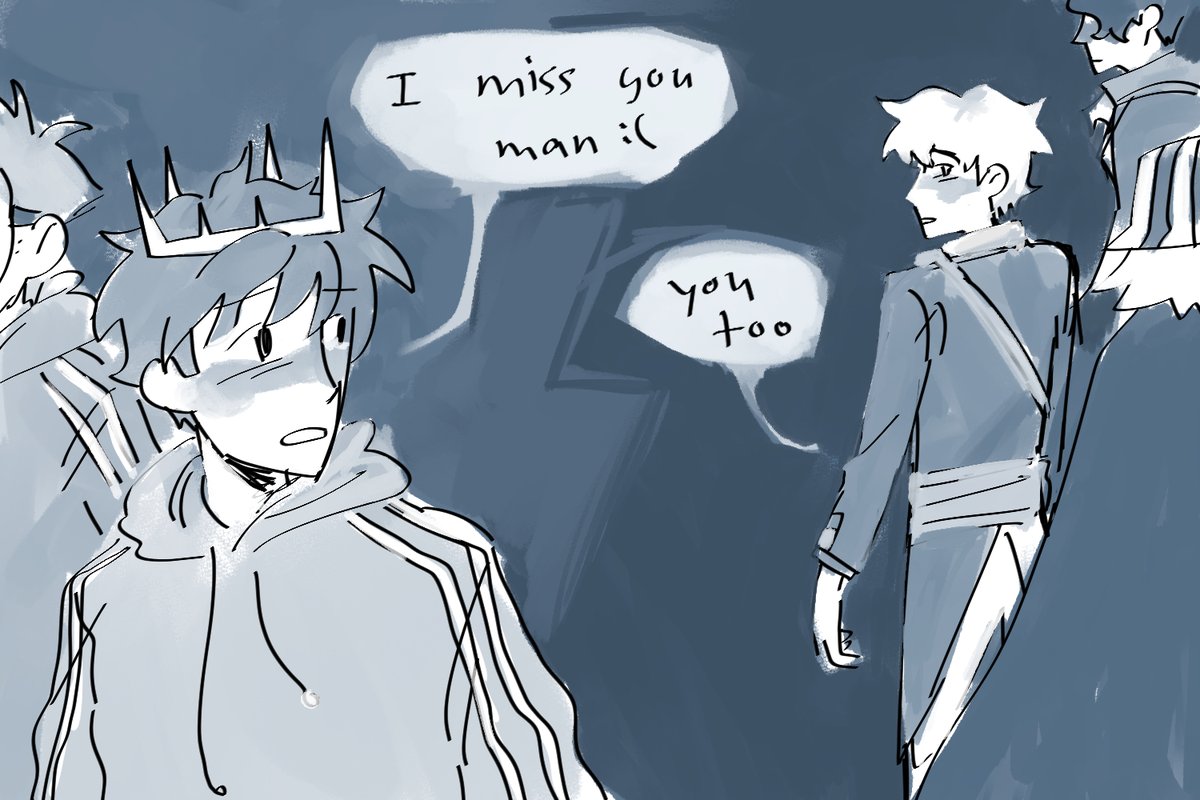 picture Tommy And Tubbo Fanart Sad hi scott let tubbo underscore and tommy