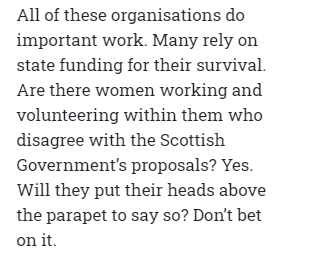 This email was sent to journalist  @shonacraven who was present at meeting - she wrote up her account in the National and quoted this part of the exchange. She pointed out that Mr Harvie only seemed prepared to allow a voice to women who agreed with him. https://www.thenational.scot/news/15865387.women-must-not-silenced-debate-gender-identity/