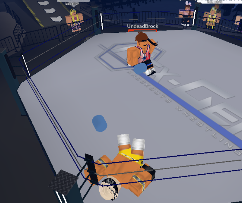 NGKWRoblox's tweet photo. NGKW - 12/09/2020!
@EqualsMCC vs @undeadbrock1!
Two legends of the squared circle collide in a huge matchup!
Moonlight MCC takes the early lead but eats a huge Angle Slam later in the match...
And BROCK ANGLE scores the victory!
#NGKW https://t.co/Yh1wxlUxjr