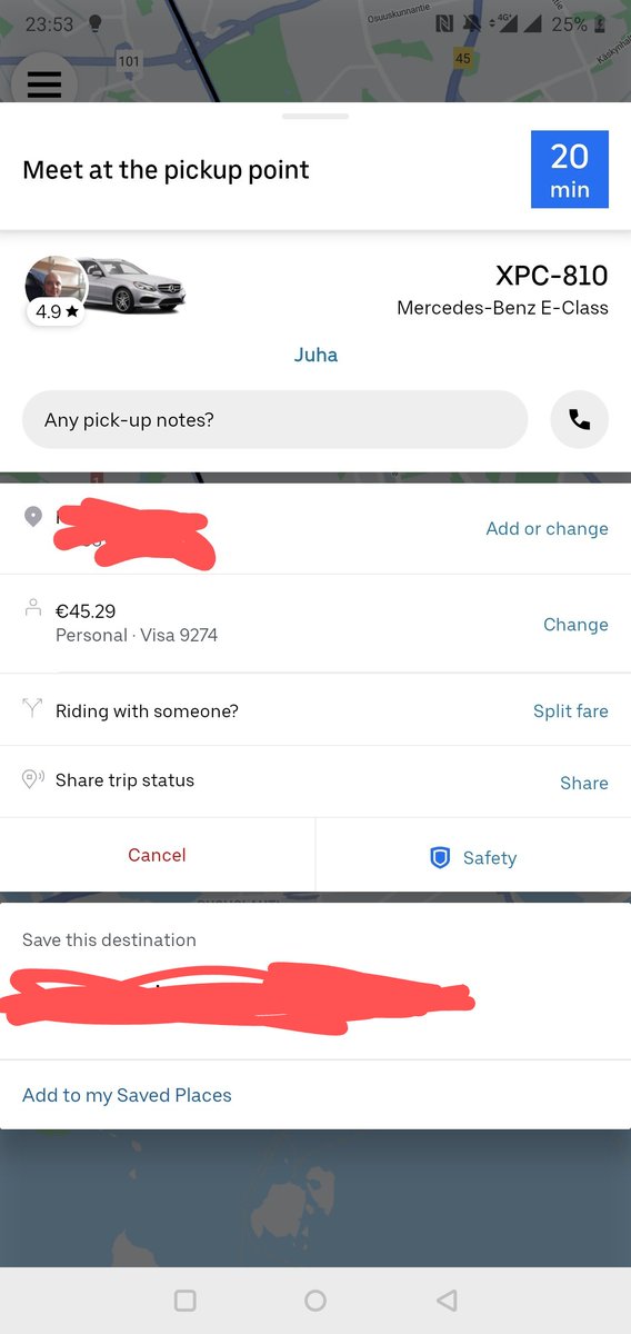 good_spud's tweet photo. Resurrected my account to say 
@Uber @Uber_Support 
 driver Juha in Helsinki is a complete phucktard for making me wait about an hour and then cancel. Drivers like this should not be on Uber. If you aren't going to take a ride, don't pick it up. https://t.co/CJ90esHrpu