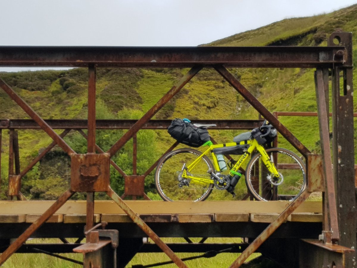 jampears's tweet photo. Two nights camping and cycling #BadgerDivide. Storm over Corrieyairack Pass and locked bothy meant a desperate search in darkness for a tree to shelter. So desperate I almost pitched on a  decomposed sheep before noticing (by kicking a femur) ☠️🐑 https://t.co/eOQ0kNErO0