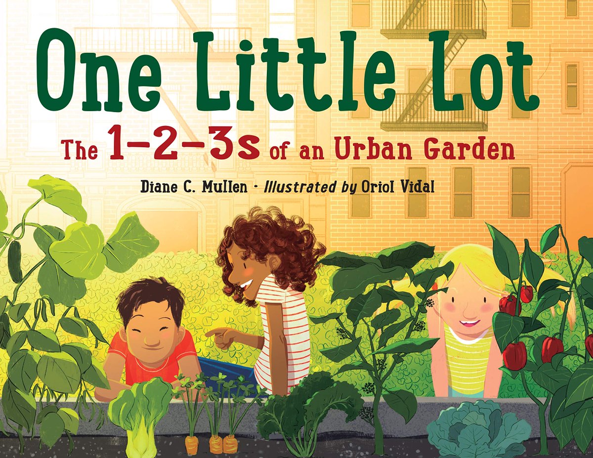 Ever wonder how people's lives are transformed by the power of a community garden? Want to figure out how to start one in your neighborhood? Then check out this fun & educational book from  #DianeCMullen with lively illustrations by  @Oriol__Vidal that'll give you plenty of ideas!