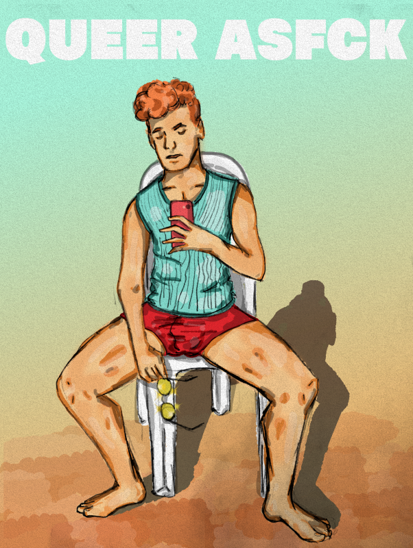 queerasfck's tweet photo. Just wanted to show myself a little bit, because why not��

#boys #summer #beach #redhead #gay #queer #illustration #art #queerasfck #hot https://t.co/nEtI5SBnIs
