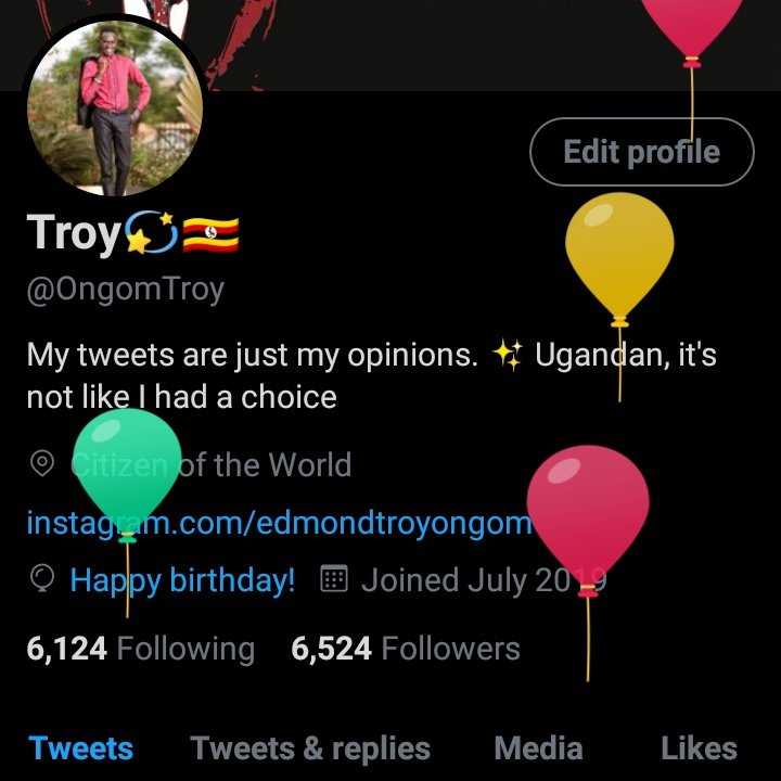 OngomTroy's tweet photo. And to the bravest soul I know, a happiest 20th birthday @OngomTroy . https://t.co/rQZy46nTAI