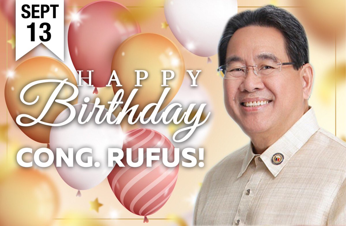 RepRufus's tweet photo. [A] From the family, friends, staff, and people of Cagayan de Oro City, we greet Cong. Rufus Rodriguez a happy birthday. 🧡🧡🧡

#MrPerformance https://t.co/cuATFrcWNe