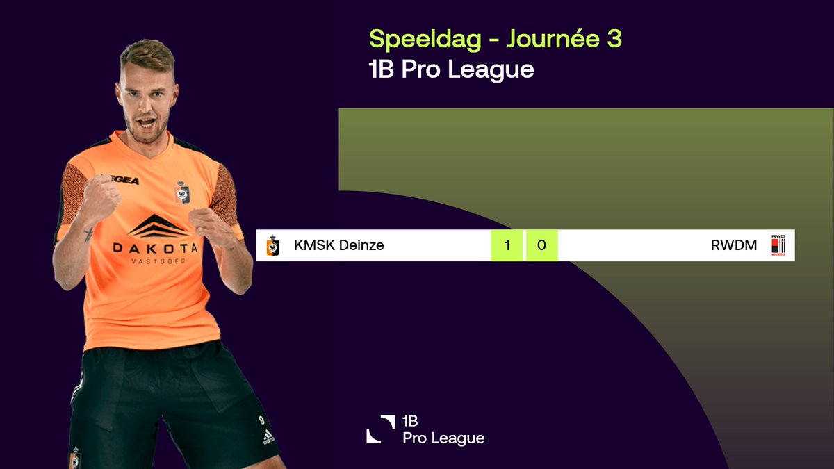 ProLeagueBE's tweet photo. KV Oostende and KMSK Deinze win their first game of the season โฝ๏ธ
#JPL #kvmkvo #ohlsta #cluwbe #1B #deirwd https://t.co/f7BXM3BXJG