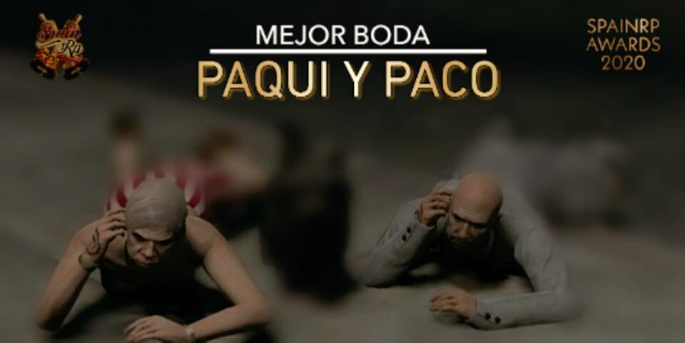 InfamesRpAwards's tweet photo. La mejor boda, por supuesto, ¡Paqui y Paco! Llena de emociones y sentimientos encontrados. Una boda que unió a toda una ciudad y sacó risas y, también llantos. ¡Inolvidable!
#SpainRpAwards https://t.co/gDEovVaNSW
