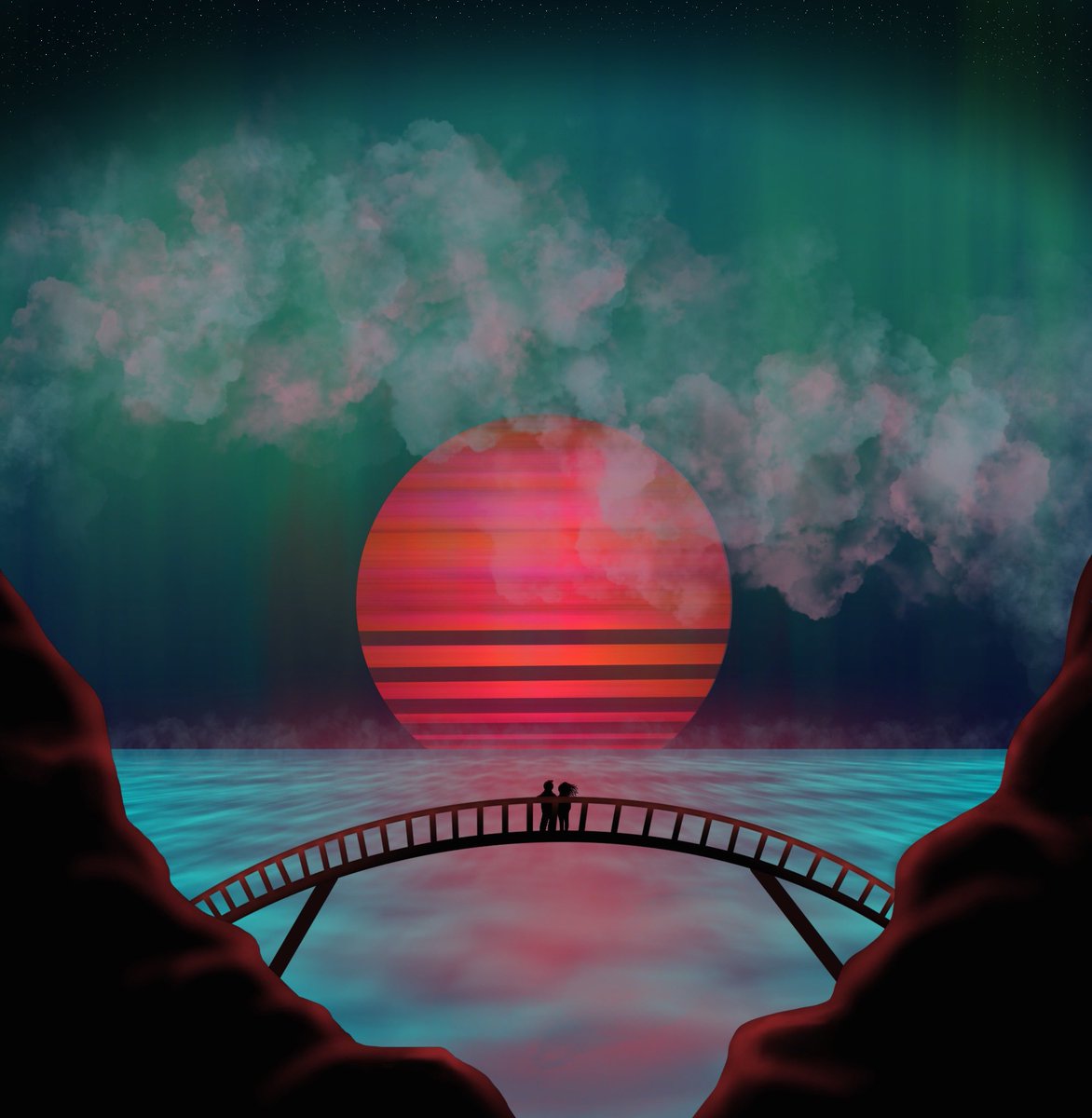 deltalphaxray's tweet photo. Hey #synthfam! So i decided to try out #procreate. This is the first design i did! What do you think? I’m just getting started but i was pretty happy with this #outrun style sunset scene, maybe a teaser to my next track?...🤔 #synthwave #spacewave https://t.co/qznCtY7Utf