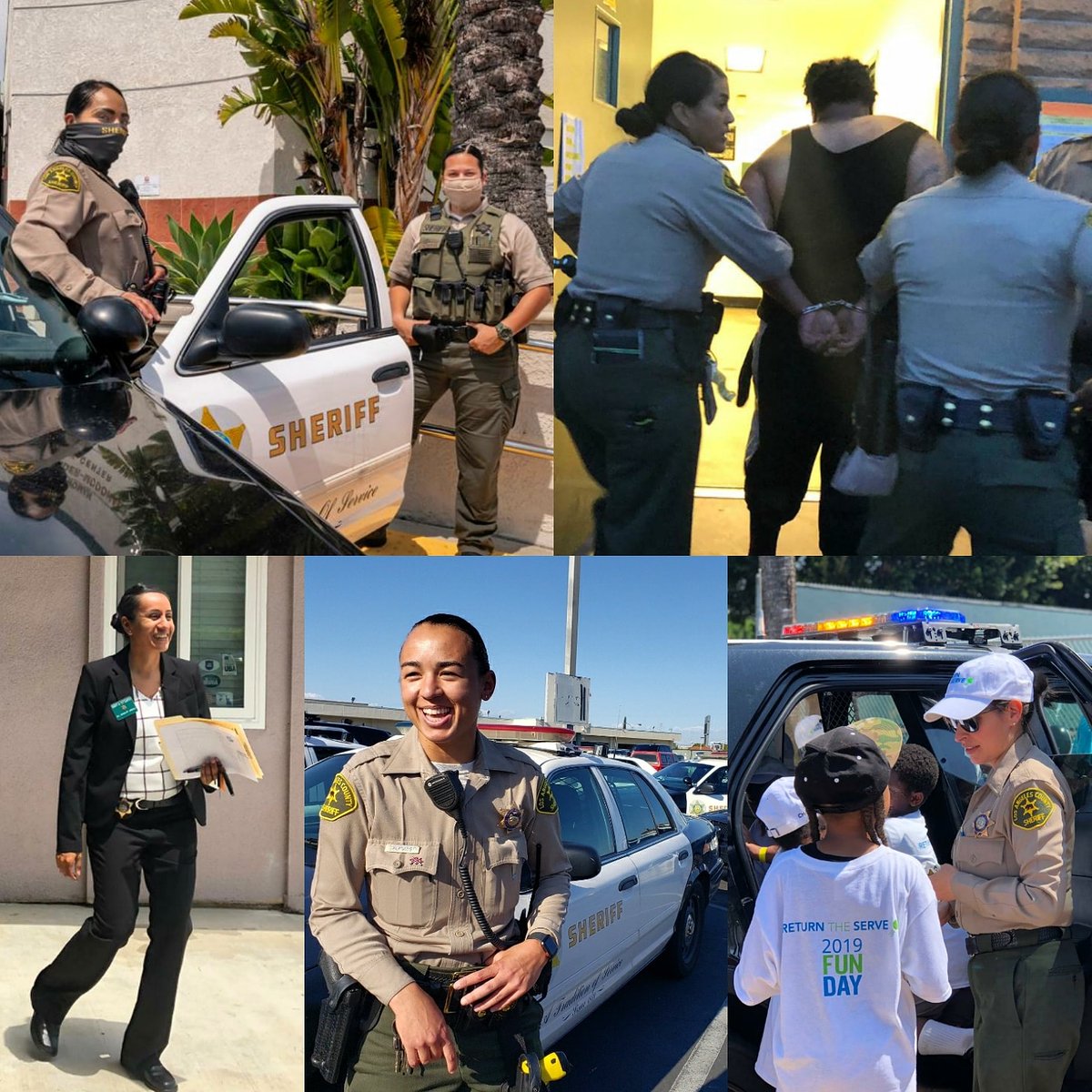 CarsonLASD's tweet photo. Just a few of the spectacular women of #Carson Station. To all the ladies wearing a badge, thank you for leading the way for future generations of women in law enforcement. Happy #NationalPoliceWomanDay !
#LASD #carsonstation
*some photos taken prior to the COVID-19 pandemic https://t.co/IpYZkfQ4d5