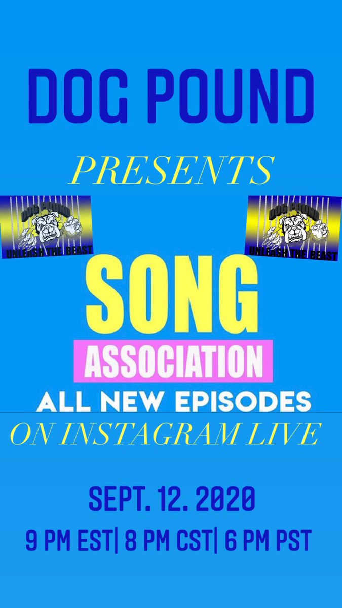 FU_DogPound17's tweet photo. Tired of assignments? Nothing to do ? Want to have some fun ? Do you know music how you think you do? If you answered YES  be sure to tune in TONIGHT for song association! You don’t want to miss it, tell a friend and tell them to tell a friend! #Fisk24 #Fisk23 #Fisk22 #Fisk21 https://t.co/YpuJ43PabX