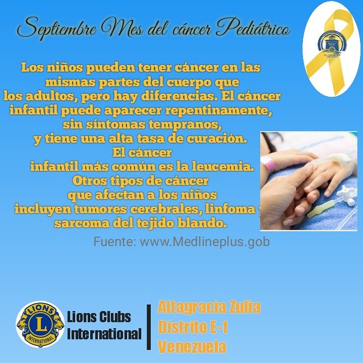 ClubAltazulia's tweet photo. En el mes de septiembre nos vestimos de dorado por esta causa, en la que los guerreros más valientes dan todo por el todo!
#DistritoE1 #SomosClubDeLeonesAltagraciaZulia #SomosE1 #DistritoLeonisticoE1 #IluminandoVidas #LaBondadImporta #SomosSeresDeLuz #WeServe #NosotrosServimos https://t.co/alCYPQS6lG