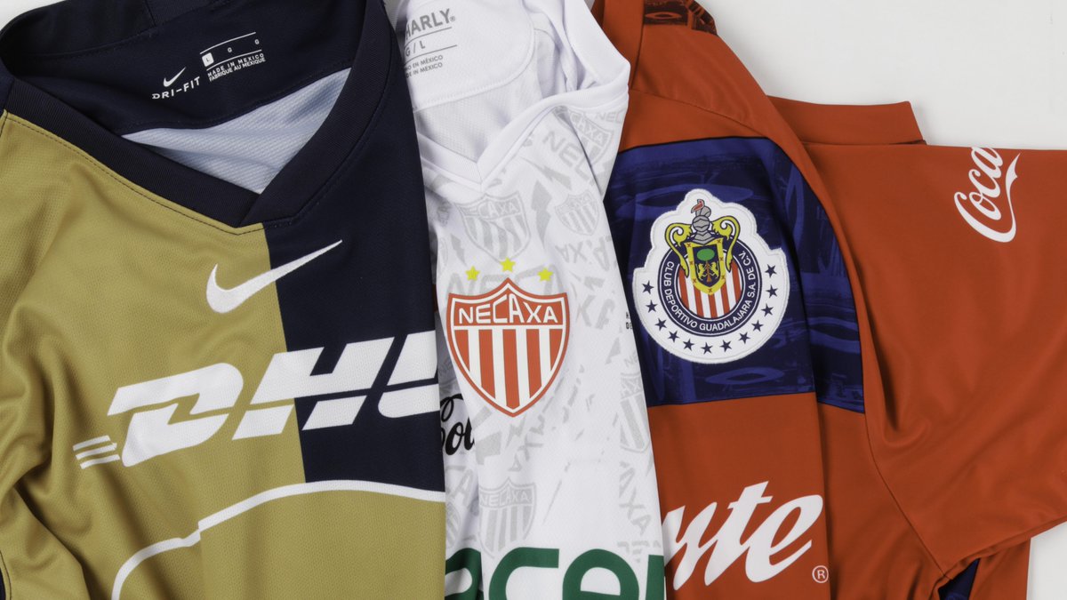 WrldSoccerShop's tweet photo. ❗ #LigaMX Giveaway❗

We are giving away three jerseys this time (All size L)!

🚨Rules🚨
1. RT &amp; Follow
2. Comment which kit you'd like &amp; tag two friends
3. One entree per person

We will DM the winners on 9/14! https://t.co/RqvKr03j9E