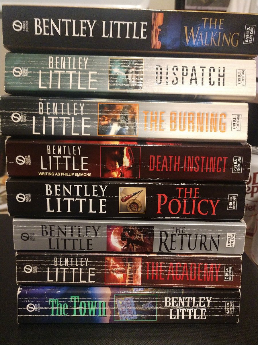 WesSouthard's tweet image. @MakeMeReadPod and I scoured some used book stores today in Harrisburg and I finally got to add to my Bentley Little collection.