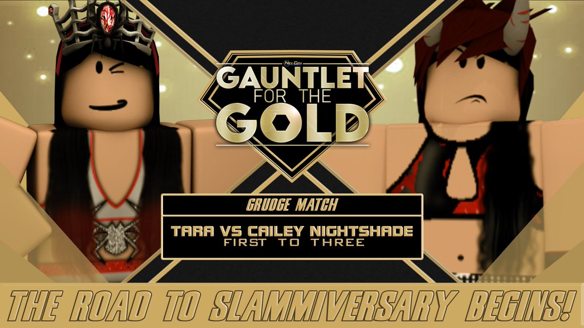 NGKWRoblox's tweet photo. GAUNTLET FOR THE GOLD | CAILEY'S REVENGE!
After taking @TheCaileyCross hostage and attempting to sacrifice her for a greater power, @iiOmq_Nae is set to face Cailey at #GFTG!
Can Cailey continue her dominant streak, or will Tara prove her sacrifices were worth it!?
#NGKW https://t.co/yKuUeTBdz8