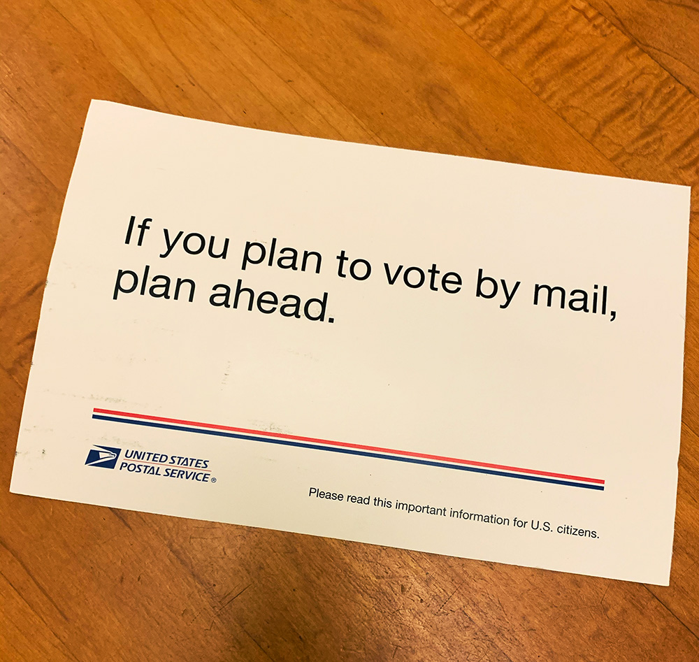 hoepner's tweet photo. Useful November voting information from the USPS. Please help share and distribute—especially in areas where there are likely to be problems. https://t.co/80rEGsNXrk #Vote #SaveOurDemocracy https://t.co/PvG4qcnvNe