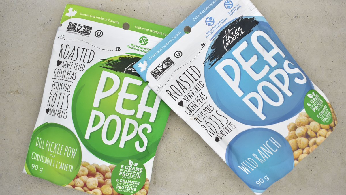 ThreeFarmers's tweet photo. Serious Question - Wild Ranch or Dill Pickle Pow?! ๐คค
#ThreeFarmersFoods #SnackHappy #PeaPops #GreenPeas #PlantBasedProtein #VeganSnacking #RealFoodRealFarms https://t.co/iHnOJcs3yL