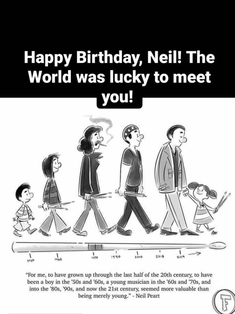 rushtheband's tweet image. #happybirthdayneilpeart
