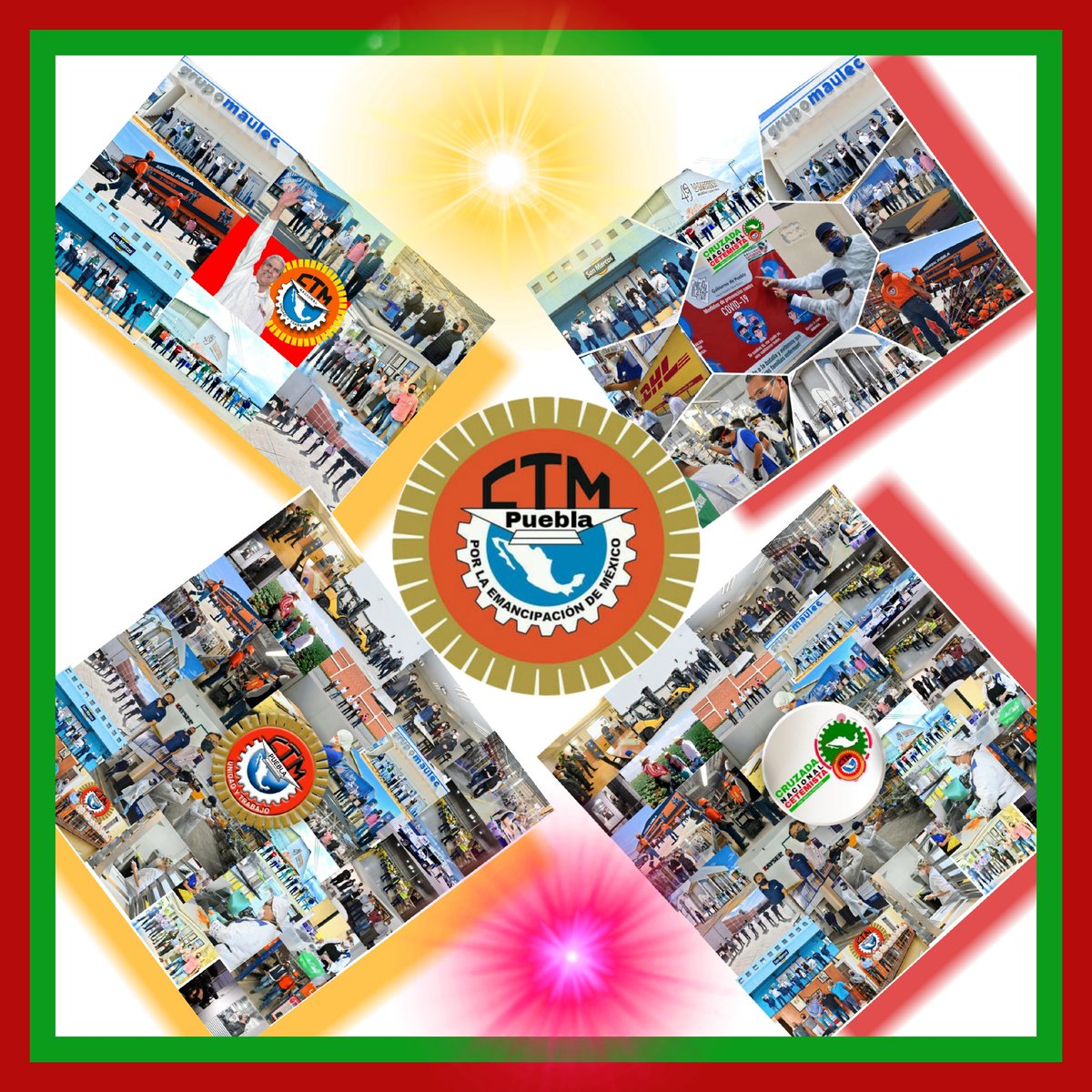 Con miles de apoyos alimentarios y cuidando la salud de sus agremiados;la <a href="/CTMPuebla/">CTM_FTPuebla</a>🇲🇽 <a href="/leobardosoto/">Leobardo Soto</a> se suma al #PactoComunitario anunciado por el <a href="/Gob_Puebla/">Gobierno de Puebla</a>.Cumpliendo con los protocolos sanitarios el trabajo en equipo con Empresarios da excelentes resultados. #CruzadaNacional