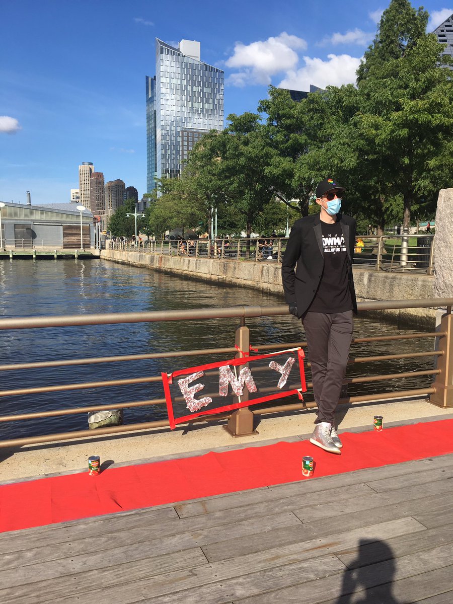 A beautiful day for a red carpet!  #Emmys2020