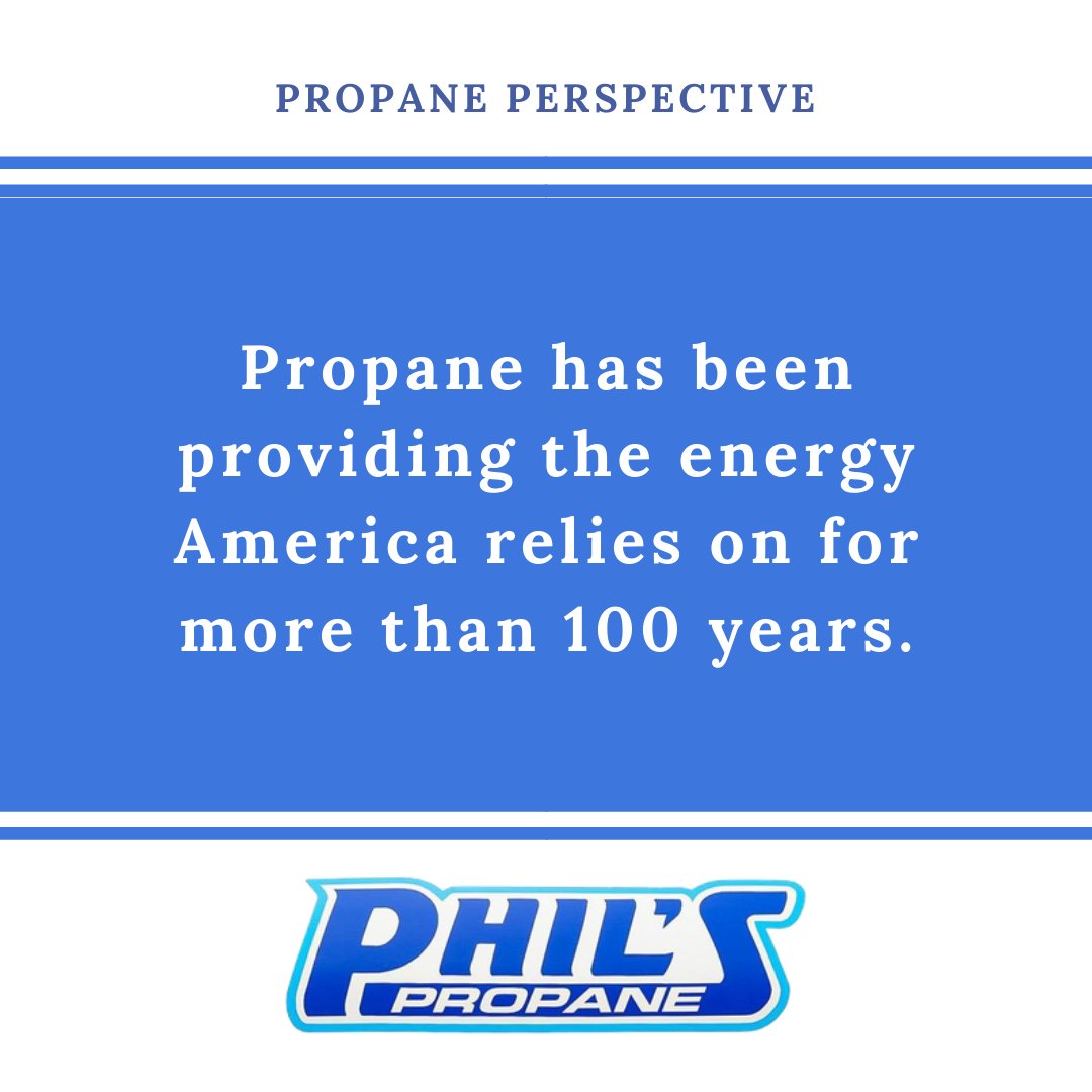 PhilsPropane's tweet photo. Propane has been providing the energy America relies on for more than 100 years.
#PropanePerspective https://t.co/3ZqAFxNdRs
