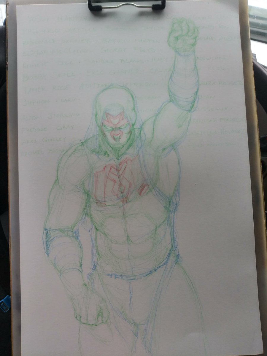 Doomsmith_'s tweet image. Cover art to The Realest Bayani REBIRTH #1. Stages in reverse order. 

Pencils, Inks and Greyscale by me
Colors provided by @SotoColor 

The Realest Bayani is TM and © Mark Teodosio