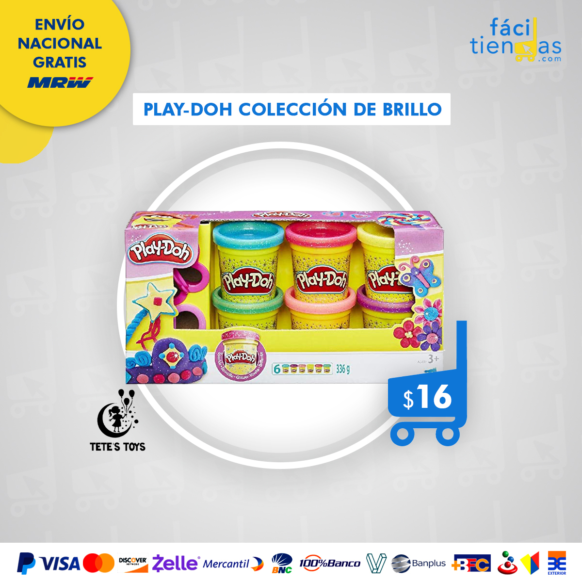 faciltiendas's tweet photo. Divertirlos ahora es más fácil! 🎉 🙏
Entra a https://t.co/wsoVGpL7TQ y conoce las variedad de #juguetes disponibles
Todos los juguetes incluyen #enviogratis a través de @MRW_Vzla . 🚚
#EsFacil #FacilParaTi #FacilTiendas
https://t.co/wEyJ14yKBk