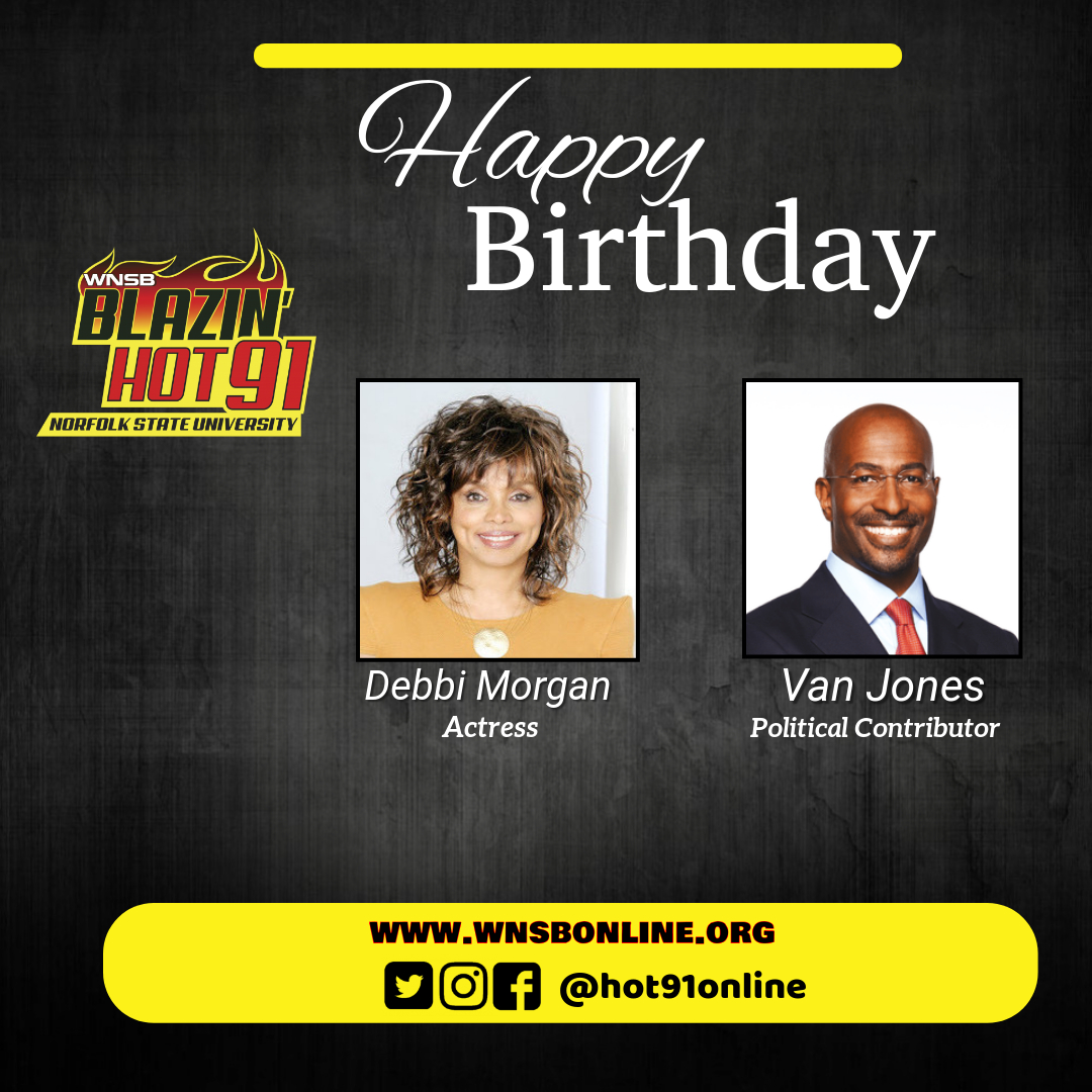 Happy Blazin\ Hot birthday to Debbi Morgan & Van Jones    