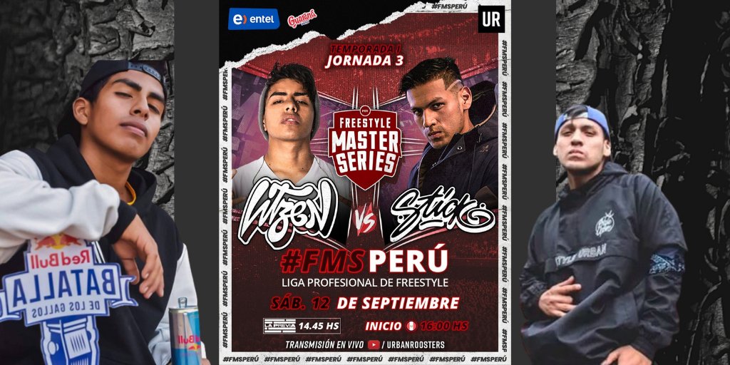 ClinicFreeStyle's tweet photo. 📛PRIMER BATALLA📛
       STICK🆚 LITZEN
            
          #FMSPerú 🇵🇪 https://t.co/8Wn3b3P6It
