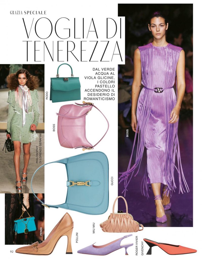 Speciale Sfilate Accessori
GRAZIA ITALIA
#styledbyme