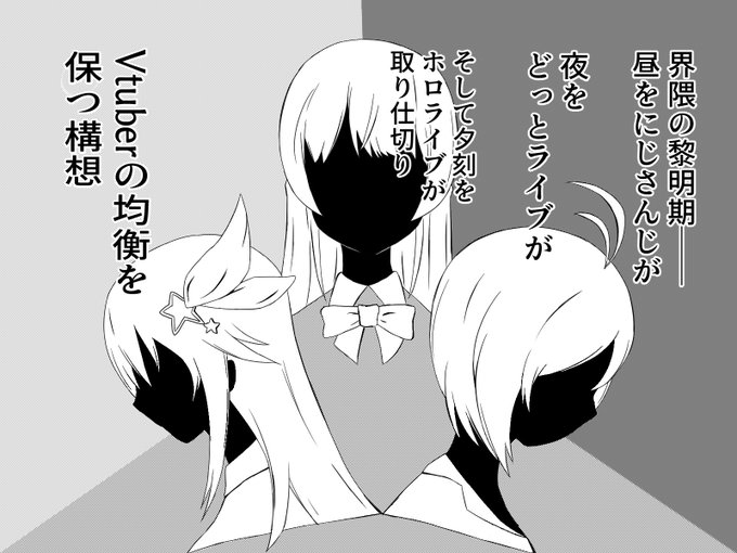 にじさんじ、ホロライブ、.Live、で三刻構想(文スト)
#みとあーと #soraArt #SiroArt 