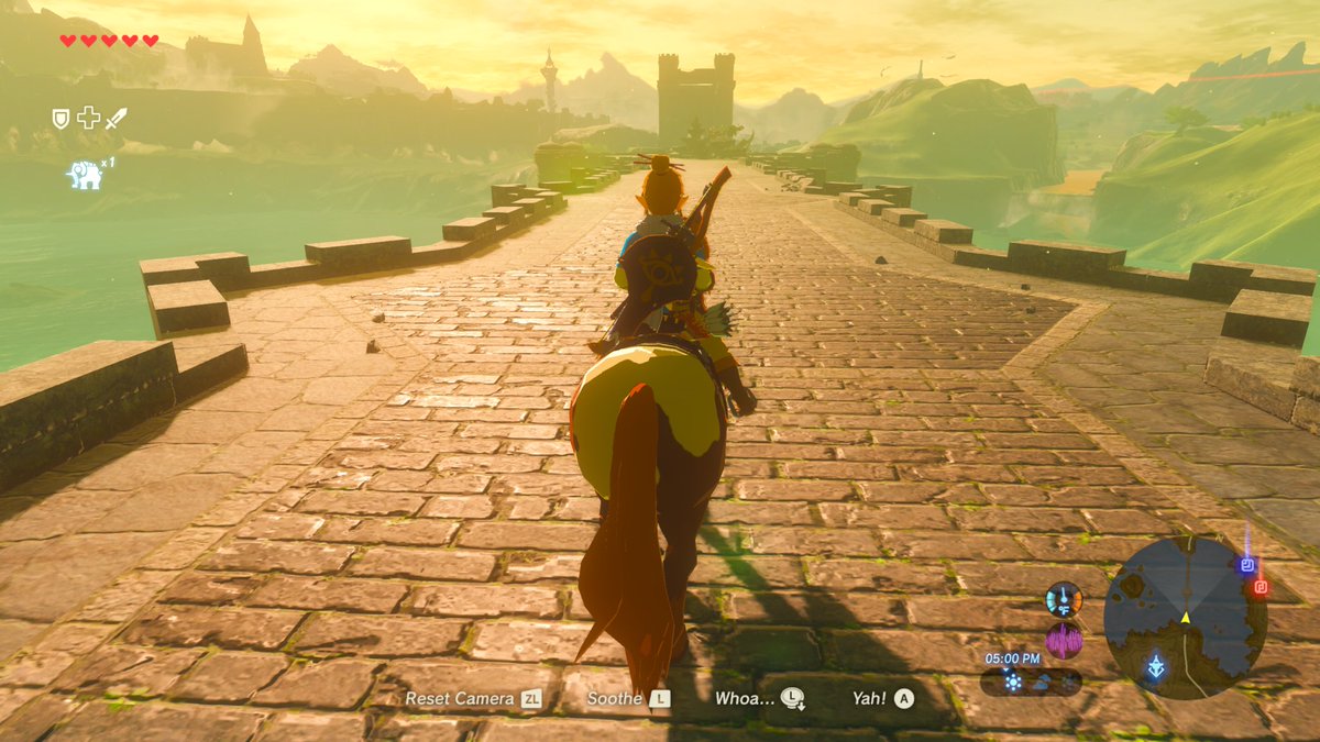 not an RPG person at all (Hollow Knight is the only other one I’ve ever loved) but Breath of the Wild is easily one of the best games I’ve ever played. it’s mind boggling how good it is(also looks amazing at 1440p in emulation )