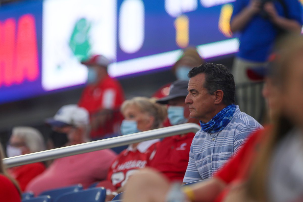 The father of South Alabama football is in Hancock Whitney Stadium tonight. 

Always good to see <a href="/CoachJoeyJones/">Coach Joey Jones</a>, South Alabama’s first head coach.