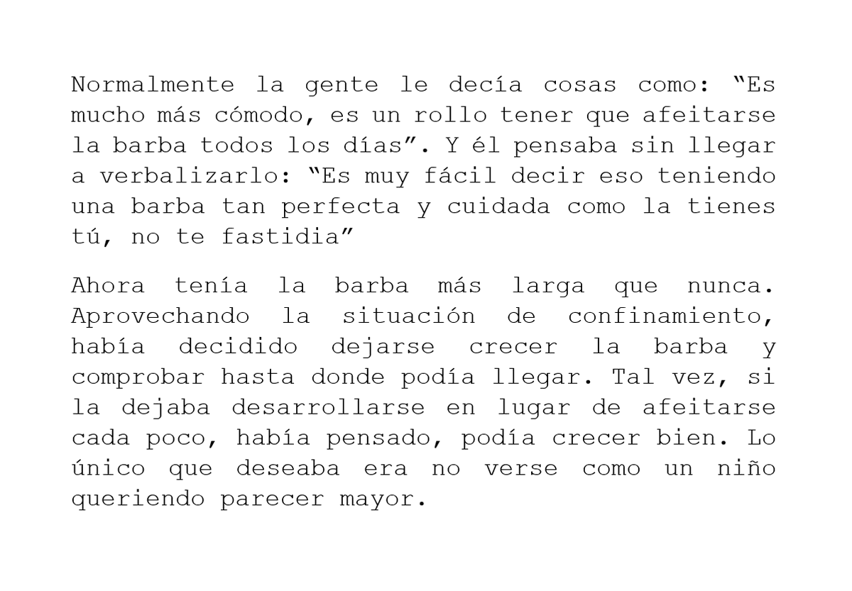 relatosecretos's tweet photo. Tres pelos (1/2) https://t.co/MqwQQpkklR