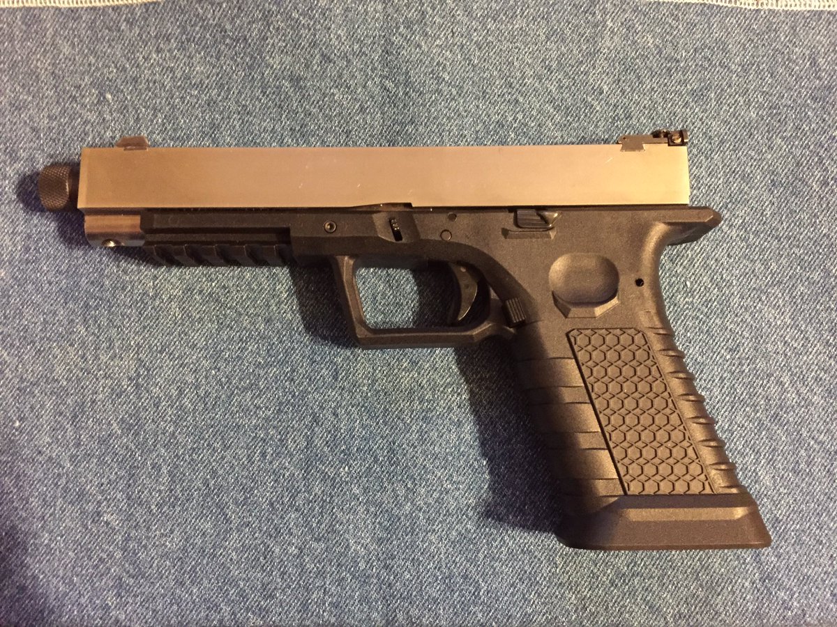 But yeah, this is technically a 100% functional Glock 35 that contains 0% factory Glock parts :P